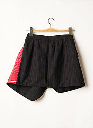 Jupe courte taille normale rouge KAMAD femme