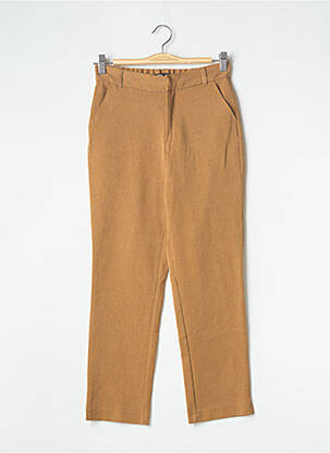 Pantalon chino taille normale taille normale marron ZARA femme