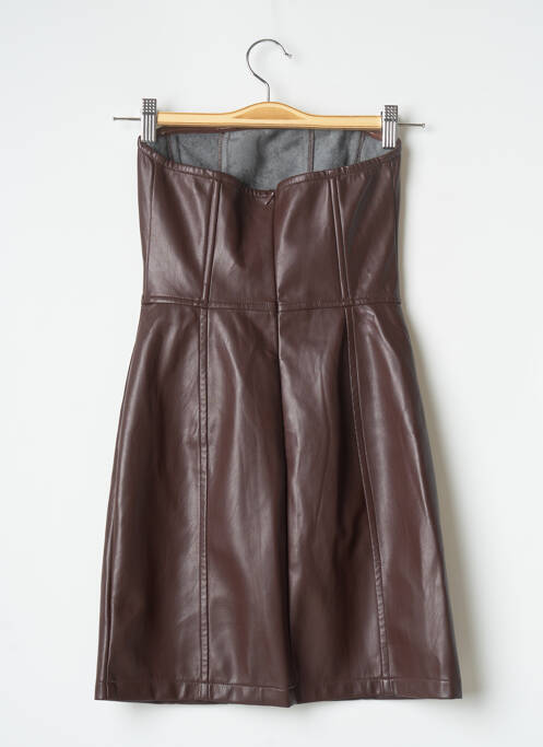 Robe courte marron NASTY GAL pour femme