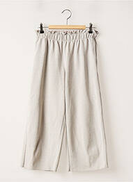 Pantacourt stretch taille normale gris SANS MARQUE femme