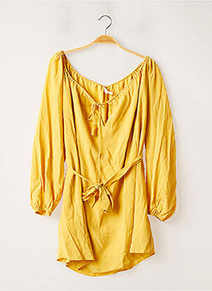 Robe courte jaune SÉZANE pour femme