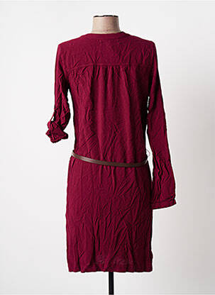 Robe courte manches longues manches longues rouge BANANA MOON femme