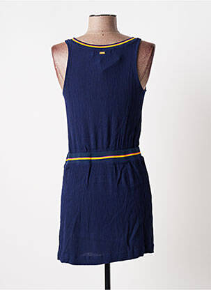 Robe courte sans manche sans manche bleu BANANA MOON femme