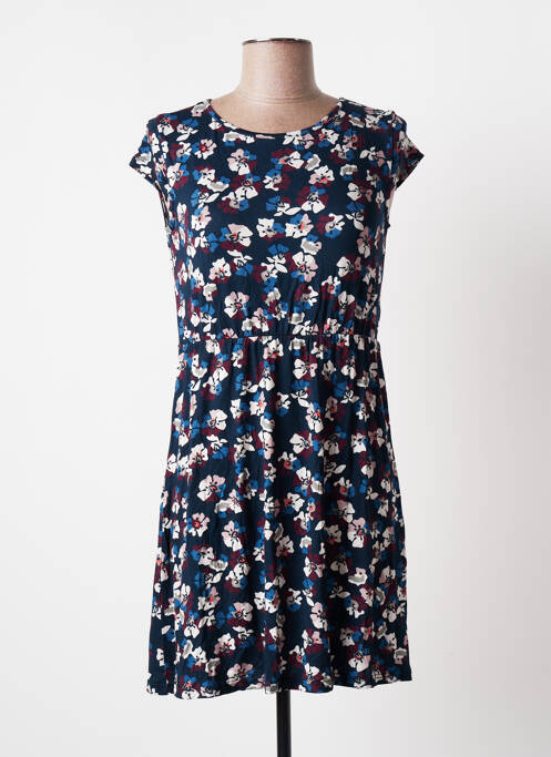 Robe courte manches courtes manches courtes bleu BANANA MOON femme