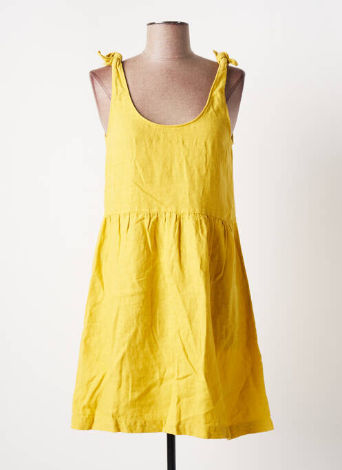 Robe courte jaune BANANA MOON pour femme