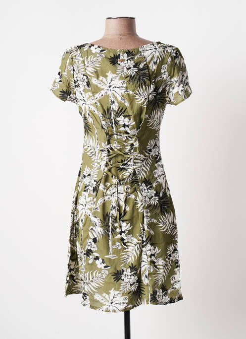 Robe courte vert BANANA MOON pour femme