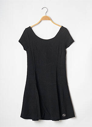 Robe courte manches courtes manches courtes noir BANANA MOON femme