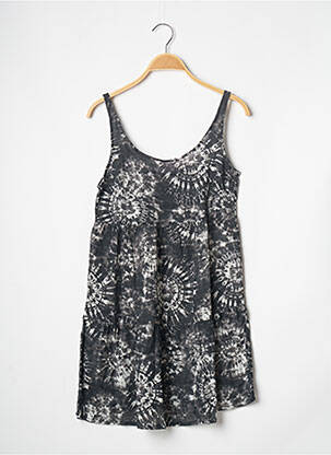 Robe de plage tissage crêpe gris BANANA MOON femme