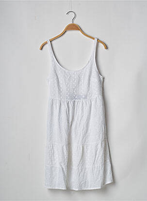Robe de plage fines bretelles blanc BANANA MOON femme