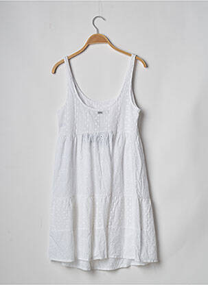 Robe de plage fines bretelles blanc BANANA MOON femme