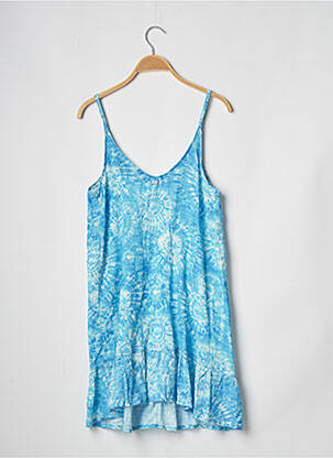 Robe de plage fines bretelles bleu BANANA MOON femme