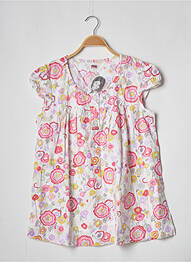 Blouse imprimé fleurs manches courtes rose BANANA MOON femme