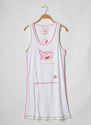 Nuisette/combinette tissage jersey blanc BANANA MOON femme