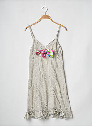 Nuisette/combinette col v gris BANANA MOON femme