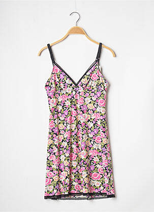 Nuisette/combinette tissage satiné noir BANANA MOON femme