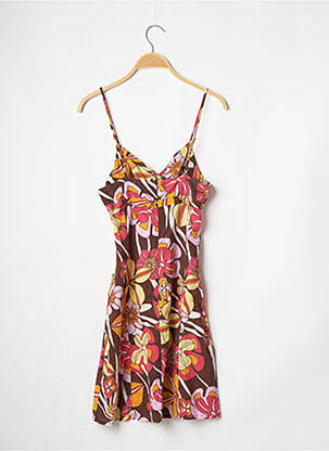 Nuisette/combinette col v marron BANANA MOON femme