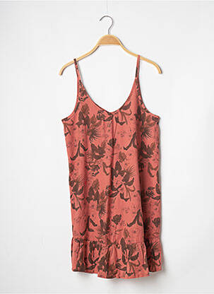 Robe de plage fines bretelles orange BANANA MOON femme