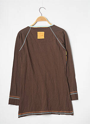 Chemise de nuit sérigraphie marron BANANA MOON femme
