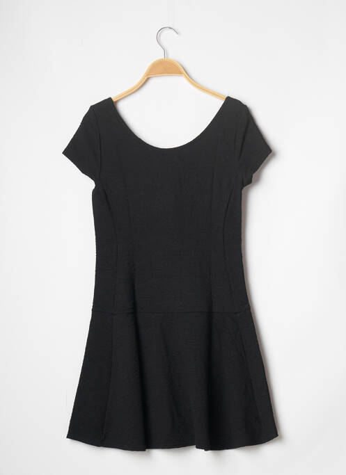 Robe courte manches courtes manches courtes noir BANANA MOON femme