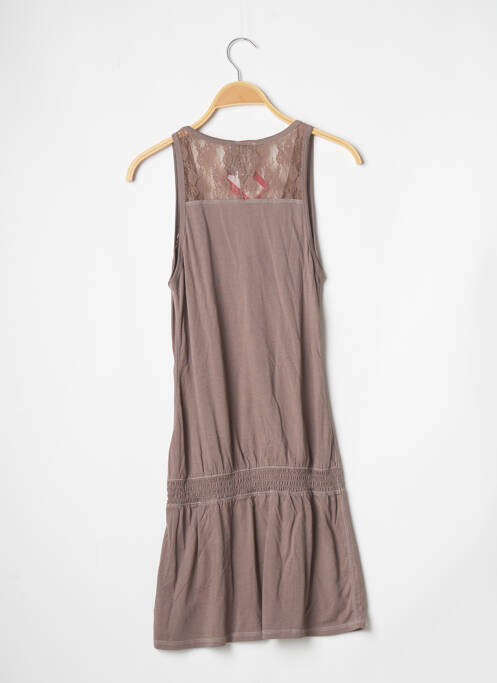 Robe courte marron BANANA MOON pour femme