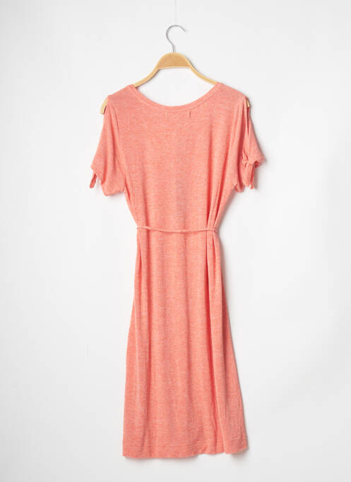 Robe mi-longue orange BANANA MOON pour femme