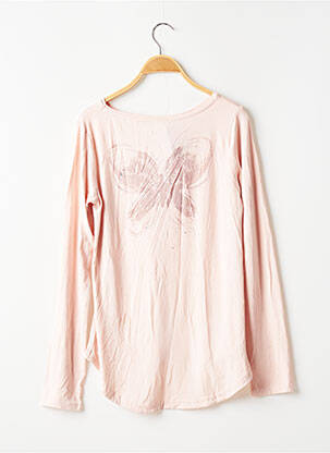 Tunique manches longues col rond rose BANANA MOON femme