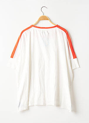 T-shirt coupe droite manches courtes blanc BANANA MOON femme