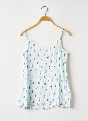 Pyjama col rond bleu BANANA MOON femme
