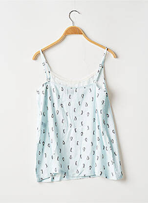 Pyjama col rond bleu BANANA MOON femme