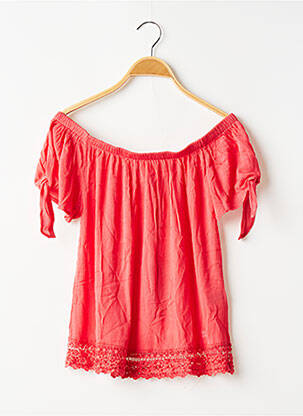 Top manches courtes manches courtes rose BANANA MOON femme