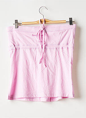Top stretch sans manche rose BANANA MOON femme