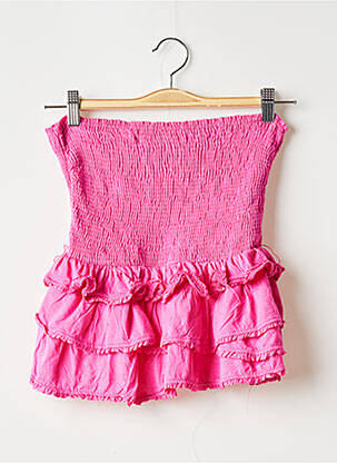 Top stretch sans manche rose BANANA MOON femme