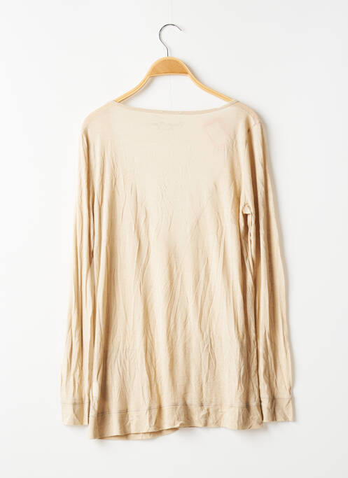 Gilet manches longues stretch beige BANANA MOON femme