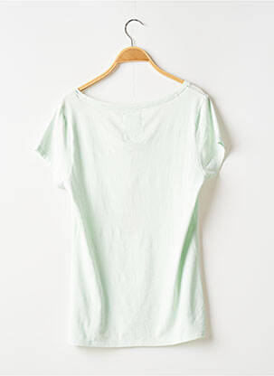 T-shirt coupe droite manches courtes vert BANANA MOON femme