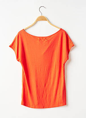 T-shirt stretch manches courtes orange BANANA MOON femme