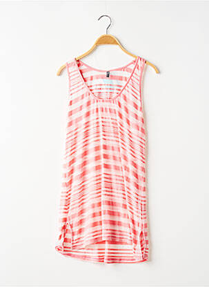 Tunique sans manche légère et transparente rose BANANA MOON femme