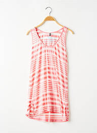 Tunique sans manche col v rose BANANA MOON femme