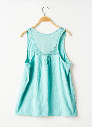 Top stretch sans manche bleu BANANA MOON femme
