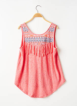 Pull col v sans manche rose BANANA MOON femme