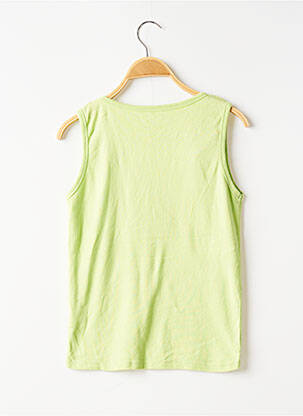 Débardeur sérigraphie sans manche vert BANANA MOON femme