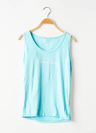 Débardeur coupe droite sans manche bleu BANANA MOON femme