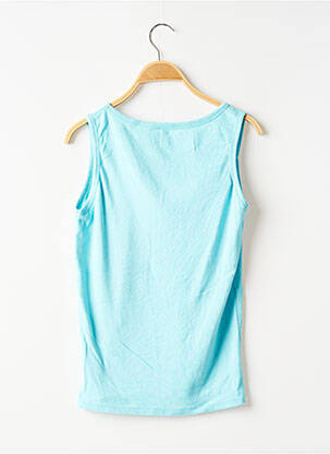 Débardeur coupe droite sans manche bleu BANANA MOON femme