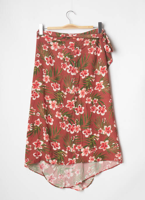 Jupe mi-longue marron BANANA MOON pour femme