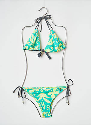 Maillot de bain 2 pièces stretch vert BANANA MOON femme
