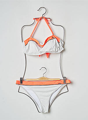 Maillot de bain 2 pièces stretch haut soutien-gorge moulé gris BANANA MOON femme