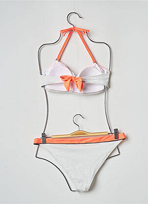 Maillot de bain 2 pièces stretch haut soutien-gorge moulé gris BANANA MOON femme