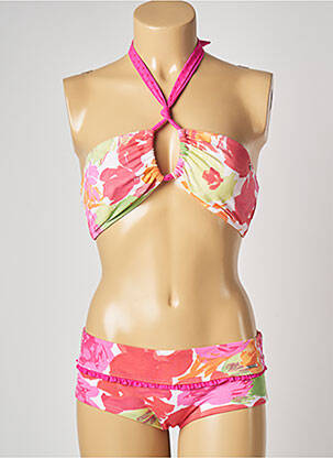 Maillot de bain 2 pièces stretch rose BANANA MOON femme