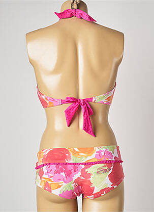 Maillot de bain 2 pièces stretch rose BANANA MOON femme