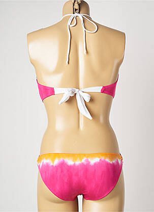 Maillot de bain 2 pièces stretch rose BANANA MOON femme