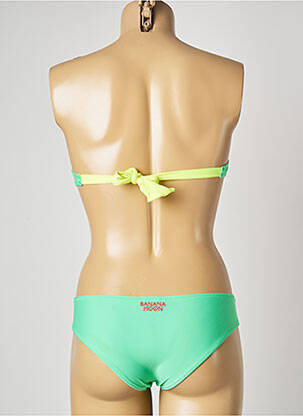 Maillot de bain 2 pièces stretch haut soutien-gorge moulé vert BANANA MOON femme